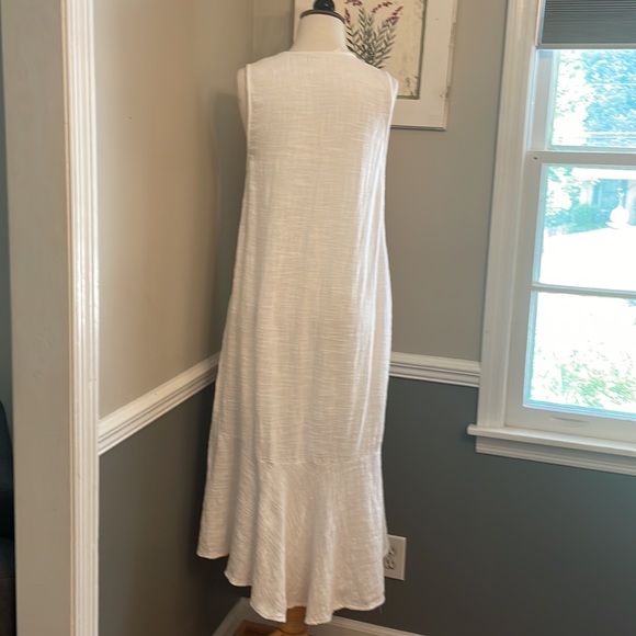Free People White Button-Down Midi Dress - Picture 4 of 7